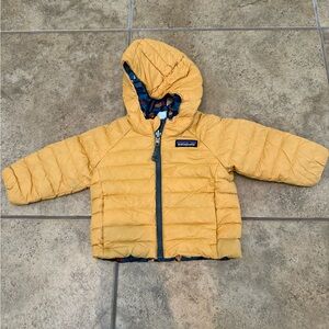 Patagonia Blue and Yellow Jacket 3-6M